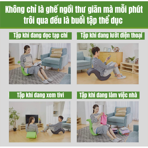 Tận hưởng cuộc sống với ghế tập không trọng lực Tando